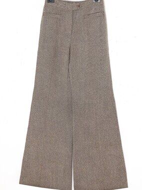 1972–1979, Multicolored-Nep Tweed High-Rise 1930s Full-Leg Trousers